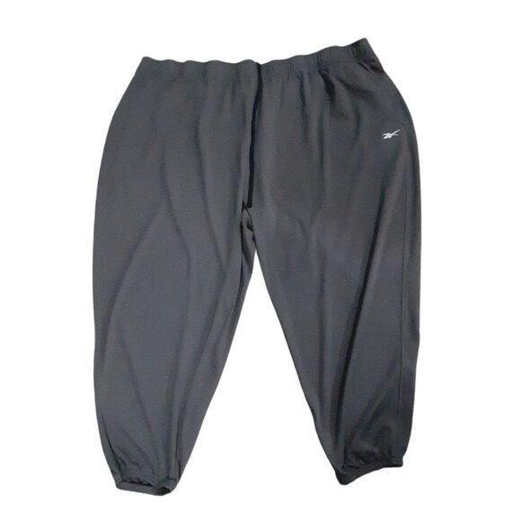 Reebok Speedwick Athletic Track Pants Men's Size 5x Gray Elastic Waist Polyester - Picture 1 of 5